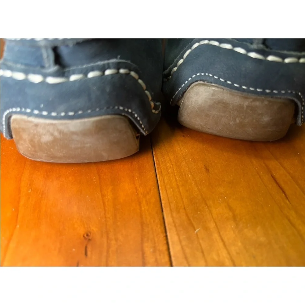 1901 Men's Navy Suede Slip-On Driving Loafers